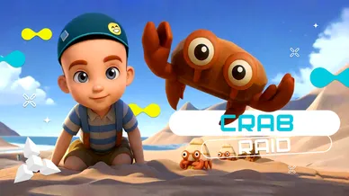 CRAB RAID: SUMMER, SEA AND MAXIMUM FUN!