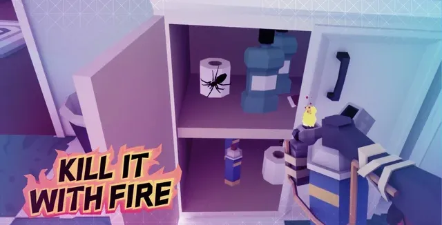 Hunt spiders in Kill it With Fire VR game