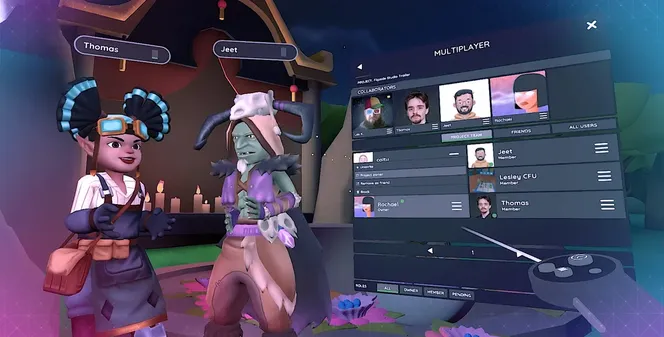 Use Flipside Studio to create 3d animation in VR for free