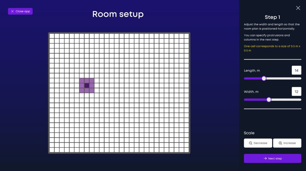 Room setup has become easier