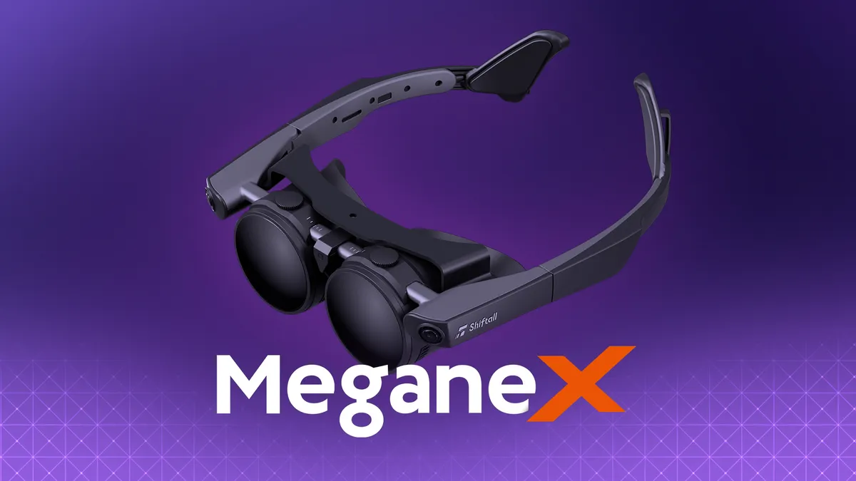 MeganeX headset designed for PC VR