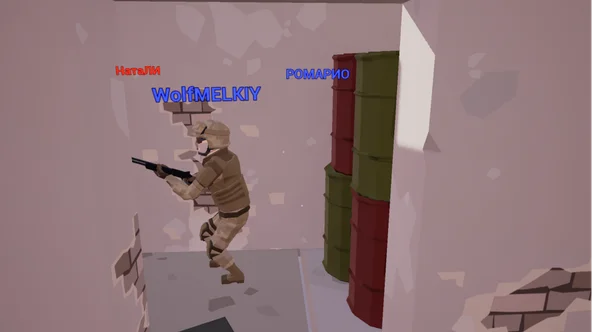 Warquest VR map Destroyed building