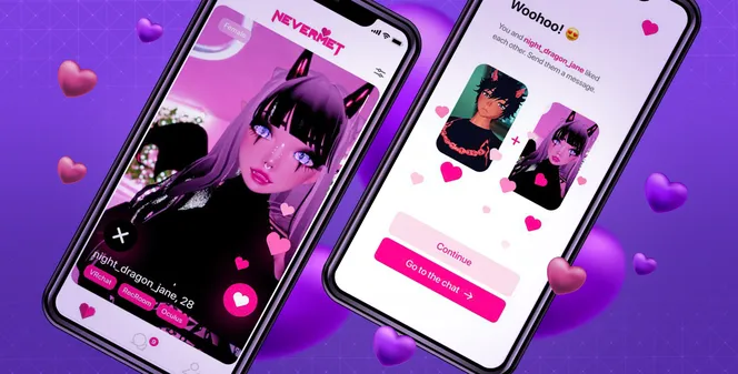 Nevermets app can help you find a virtual reality partner