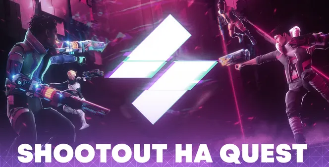 The VR game Shootout is available for free download for Quest